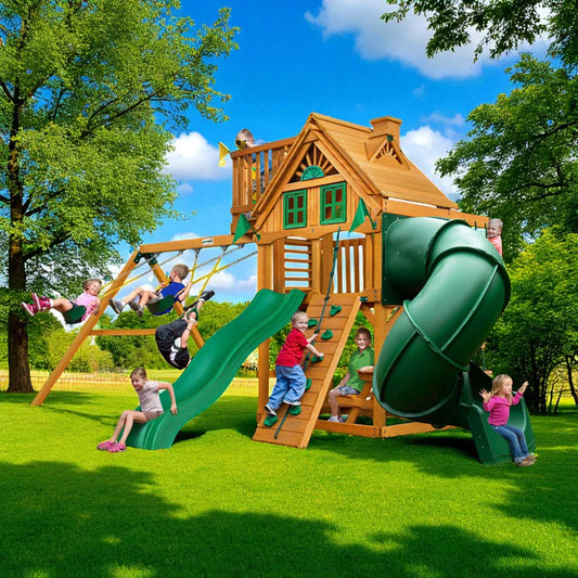 Mountaineer w/ Sky Loft Swing Set