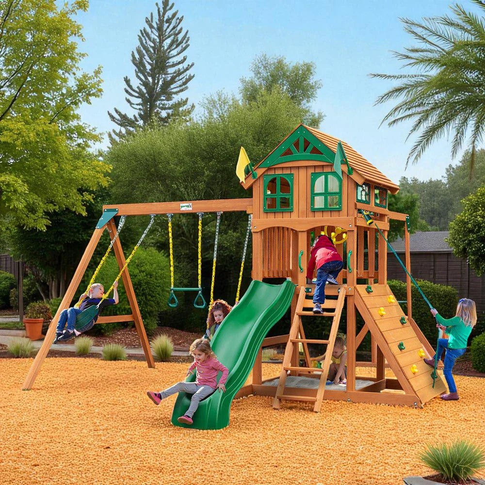 Outing w/ Monkey Bars Swing Set