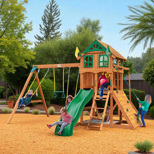 Outing w/ Monkey Bars Swing Set