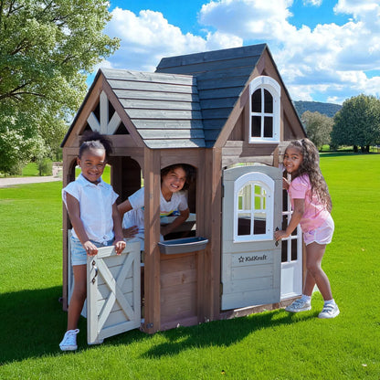 Timberwood Wooden Outdoor Playhouse