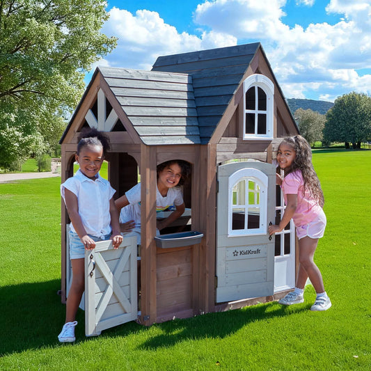 Timberwood Wooden Outdoor Playhouse