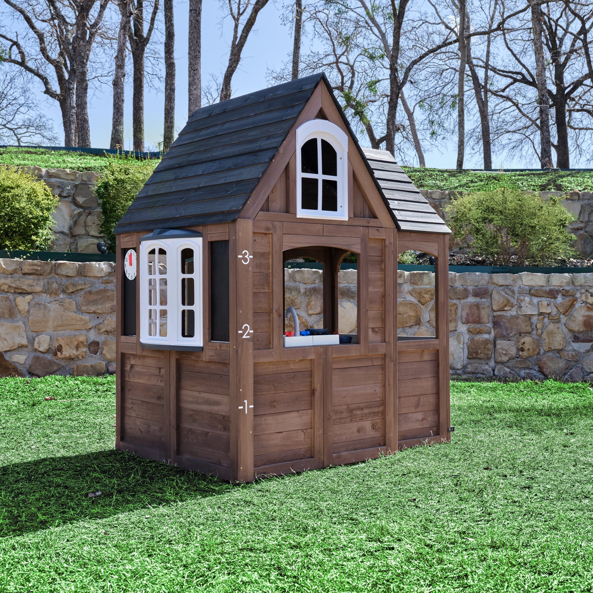 Timberwood Wooden Outdoor Playhouse