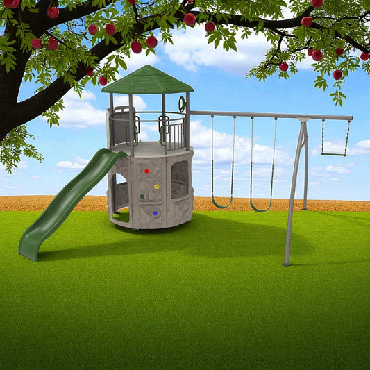 Mazonvintage Adventure Tower (Green And Tan)
