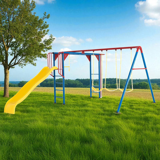 Mazonvintage Monkey Bar Adventure Swing Set (Primary) - 91022
