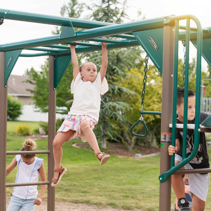 Mazonvintage Monkey Bar Adventure Swing Set (Earthtone) - 91028