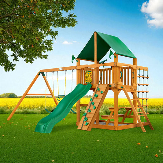 MazonvintagePlaysets Chateau Swing Set