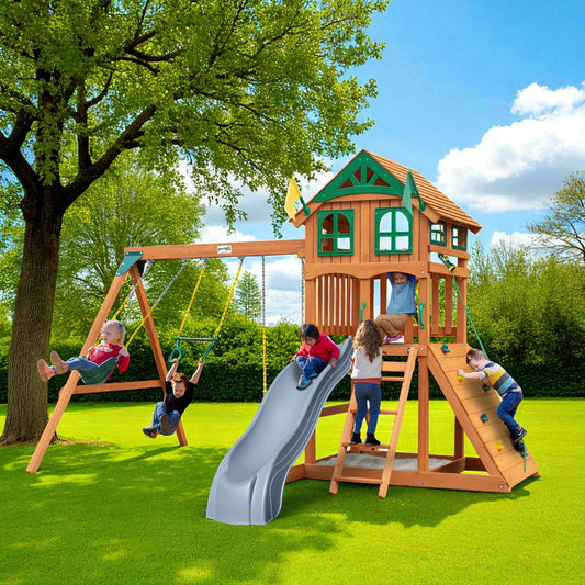 Outing w/ Wood Roof & Grey Slide