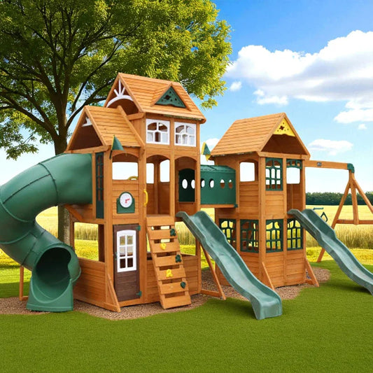 Paramount Wooden Swing Set / Playset