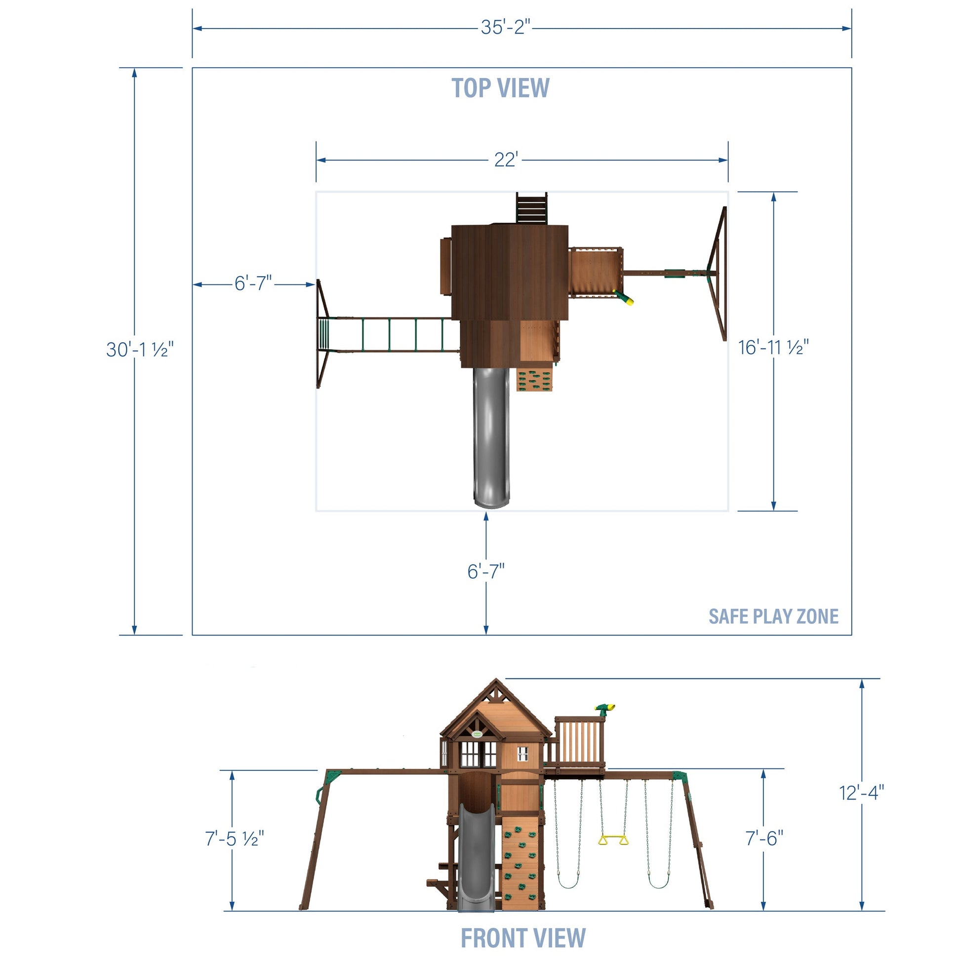Skyfort II with Wave Slide