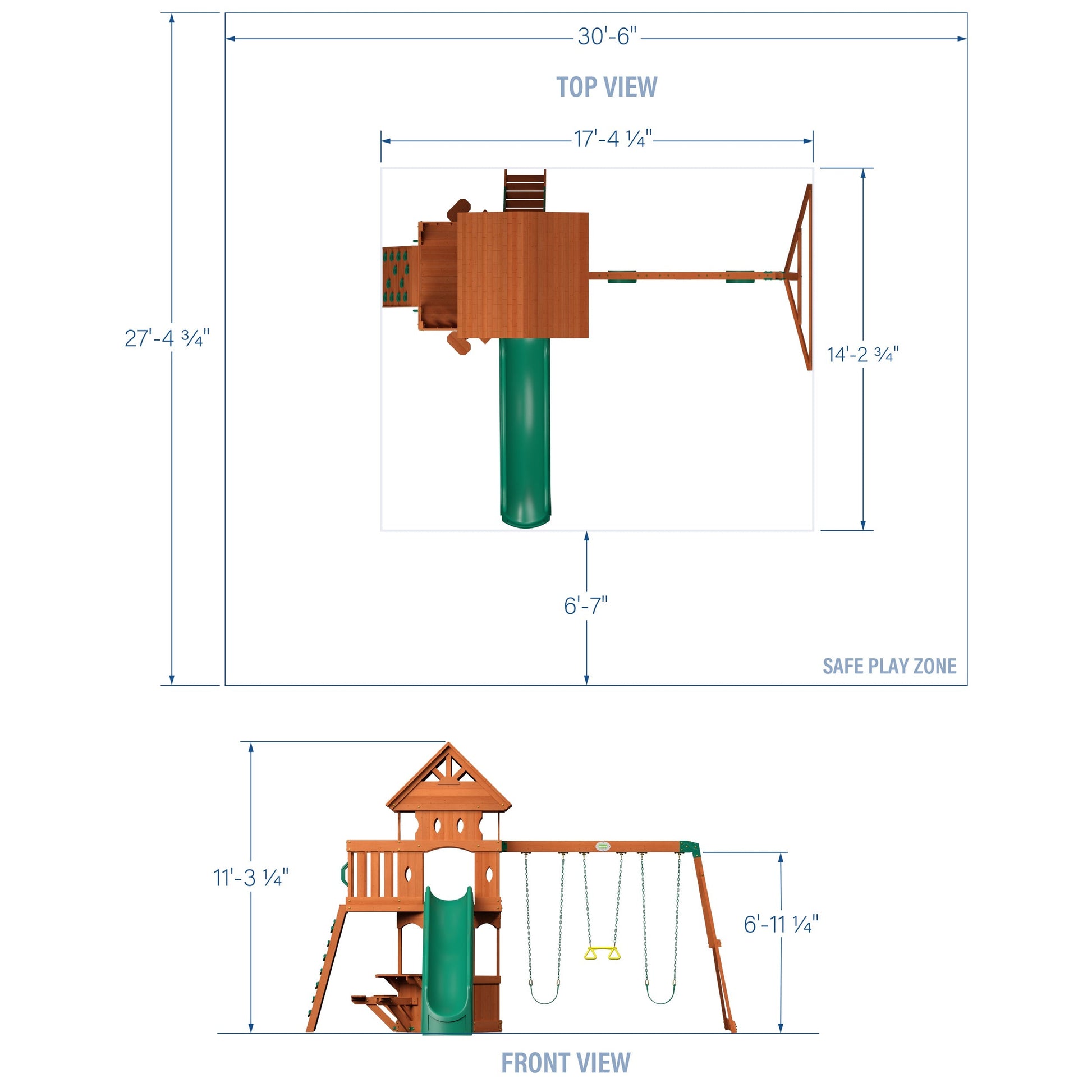 Woodland Swing Set