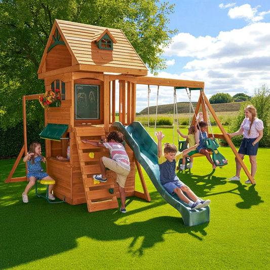 Ridgeview Deluxe Clubhouse Swing Set